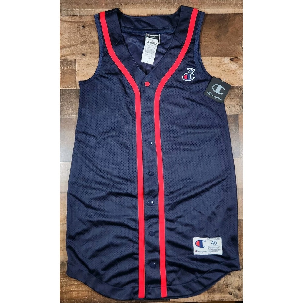 Champion Jersey Dress Womens Medium Blue Sports Skirt